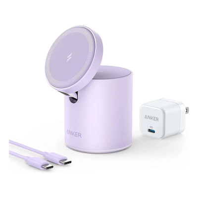 Anker 623 Magnetic Wireless Charger – Violet