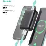 Aukey 10,000mAh 22.5W Power Bank – Black