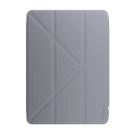 SwitchEasy Origami Nude Folding Folio clear hardback case with Pencil Holder For iPad 10th Gen – Alaskan Blue