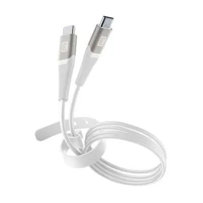 Cellularline Belt cable 120 cm - USB-C to USB-C - White