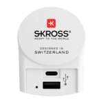 Skross USB charger with USB-C and USB Port