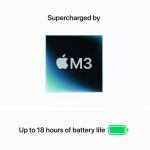 MacBook Air 15″ M3 Chip 8GB RAM 256GB SSD – Starlight