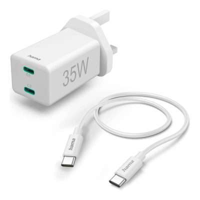 Hama Mini GaN Charger 35W Wall Adapter
