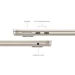 MacBook Air 15″ M3 Chip 8GB RAM 256GB SSD – Starlight