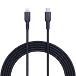 Aukey USB-C to Lightning Braided Cable 1.8M – Black