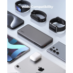 Aukey 10,000mAh 30W Portable Power Bank – Gray