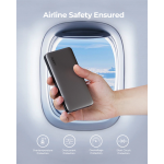 Aukey 10,000mAh 30W Portable Power Bank – Gray