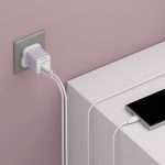 Smartix Compact UK Wall Adaptor 65W GaN White