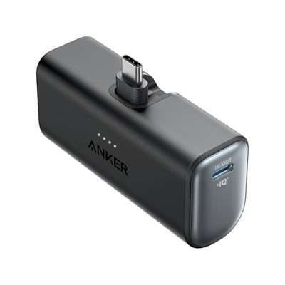 Anker Power Bank 5,000mAh and Built-In USB-C Connector - Black