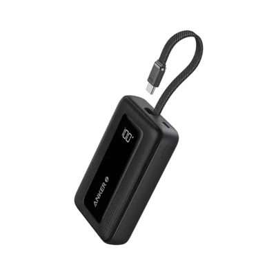 Anker 10,000mAh 30W Power Bank with Built-in USB C Cable