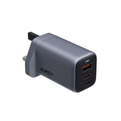 Aukey 3Port Wall Charger 67W Gray