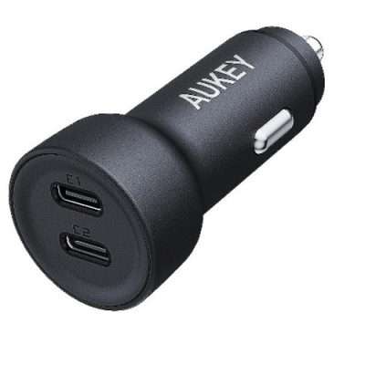 Aukey Car Charger Enduro Dual 65W 2-Port - Black