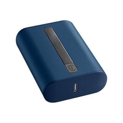 Cellularline 10,000mAh Power Bank THUNDER  - Blue