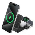 Anker 3 in 1 MagGo Wireless Charging Station – Black