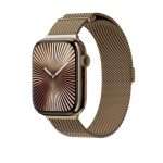 MagEasy Apple Watch Milanese Loop 46MM – Gold