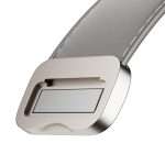 SwitchEasy Leather Apple Watch Band 45MM – Gray