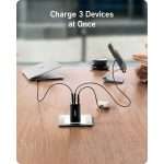 Anker 65W Atom II 3 Port Charger – Black
