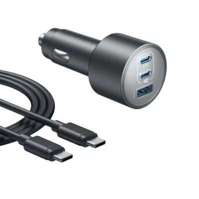 ANKER 167.5W CAR CHARGER WITH 3 PORTS