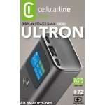Cellularline Power Bank Ultron 10,000mAh – Grey