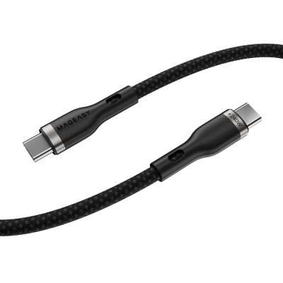 MAGEASY USB-C to USB-C Fast Charging Sync Cable 240W 2M – Black