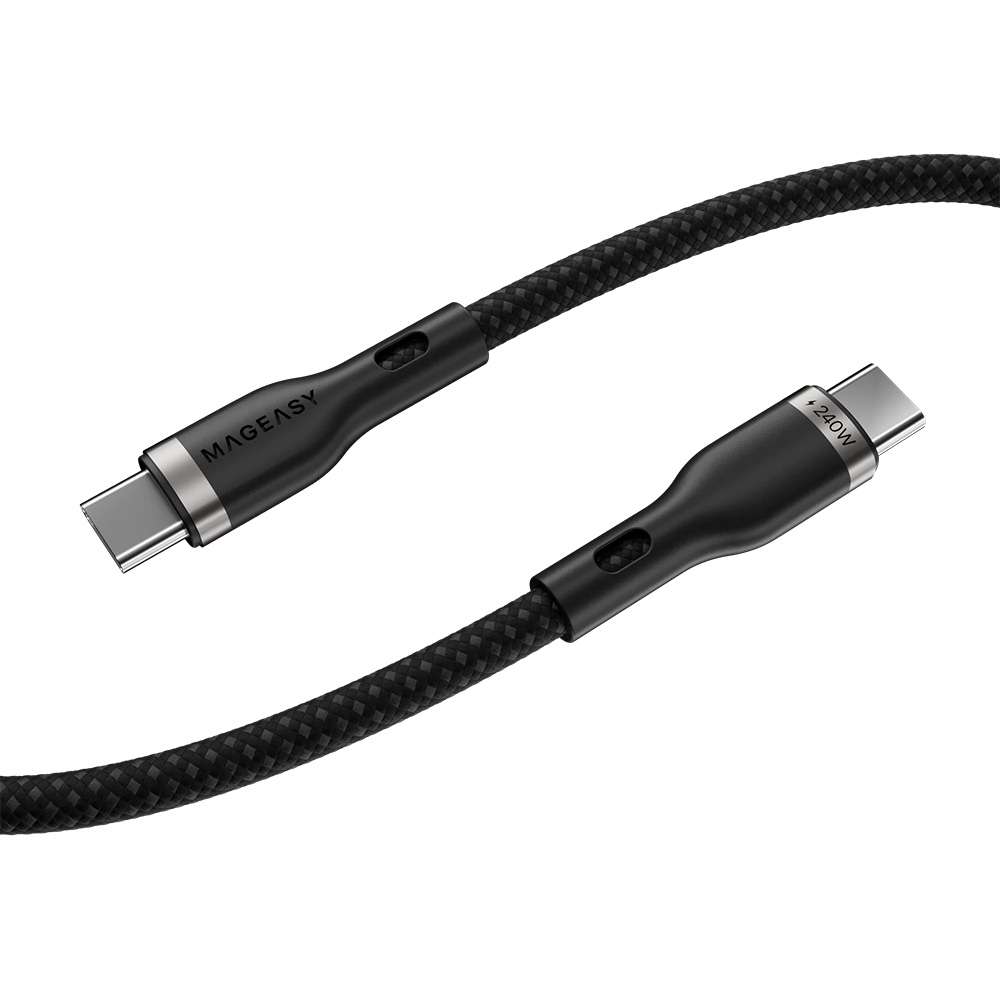 MAGEASY USB-C to USB-C Fast Charging Sync Cable 240W 2M – Black