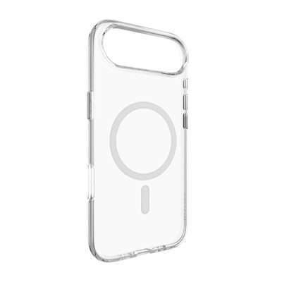 MagEasy iPhone Air Clear Case with  Metal Buttons - White