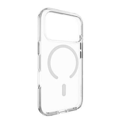 MagEasy iPhone 17 Pro Max Clear Case With Metal Buttons - Mist Ring