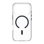 MagEasy 17 Pro Max Clear Case with  Metal Buttons – Midnight