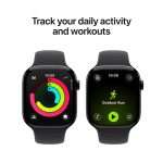 Apple Watch Series 11 GPS 42MM Silver Aluminum Case with Purple Fog – SB | S/M