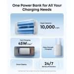 Anker Nano Power Bank 10,000mAh with USB-C Cable – Aurora White