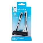 Cellularline USB-C to C Cable – Black