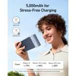 Anker Nano 5000mAh Power Bank 22.5W Built-In USB-C – Blue