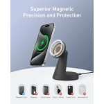 Anker MagGo Wireless Charger 2-in-1 Dock Stand – Black