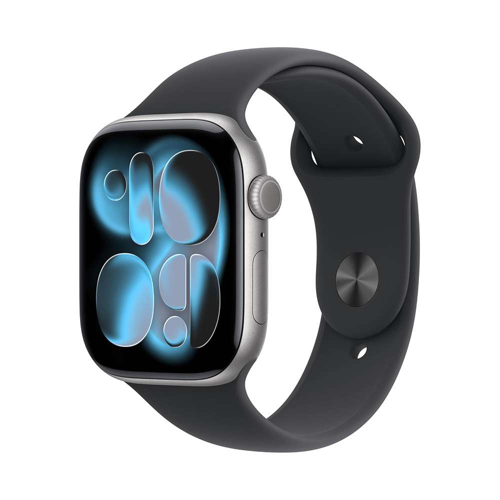 Apple Watch Series 11 GPS 46MM Space Grey Aluminum Case with Black - SB | M/L