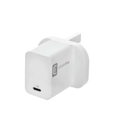 Cellularline 20W USB-C  Wall Charger - White