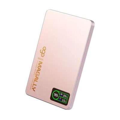 EGO 3 in 1 Magsafe Double Side Qi2 5000mAh Power Bank - Pink
