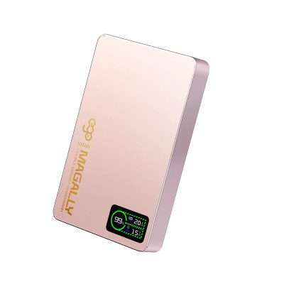 EGO 3 in 1 Qi2 10000mAh Power Bank MagAlly - Pink