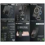 EGO 3 in 1 Qi2 10000mAh Power Bank MagAlly – Black