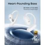 Soundcore AeroFit 2 | Adjustable Open-Ear Wireless Earbuds – White