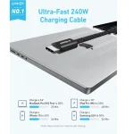 Anker Zolo USB C to USB C Cable – Black