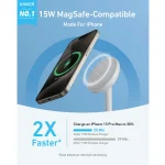 Anker MagGo Wireless Charger – White