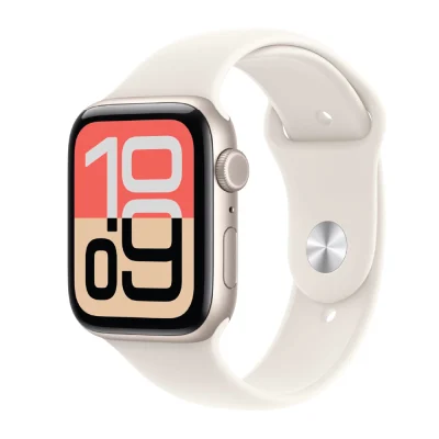 Apple Watch SE 3 GPS + Cellular 44MM Starlight Aluminium Case with Starlight SP M/L