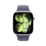 Apple Watch Series 11 GPS 42MM Silver Aluminum Case with Purple Fog – SB | S/M
