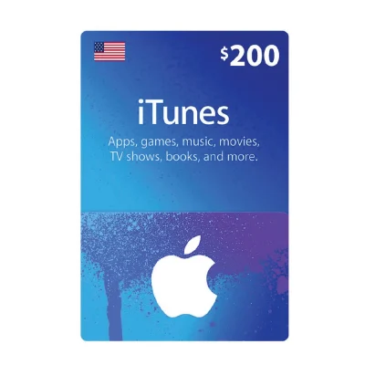 iTunes USA $200 Gift Card