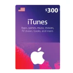 iTunes USA $300 Gift Card