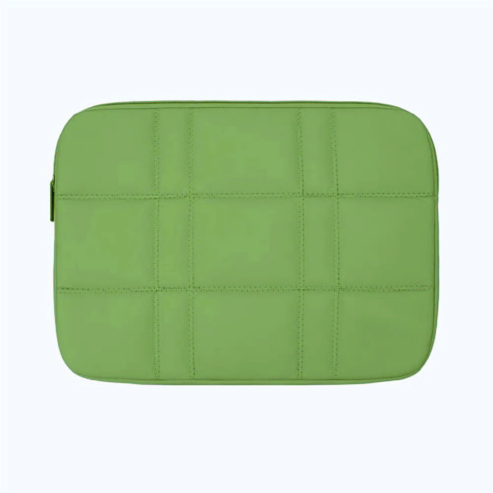 Amazingthing Puffy Pouch 360 Protection for MacBook & iPad - Green