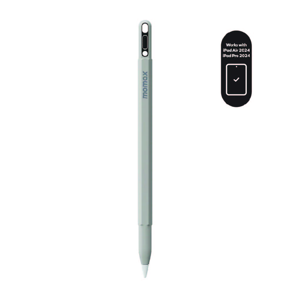 Momax Pop Magnetic Active Stylus Pen - Grey