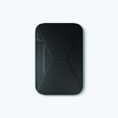 Moft Snap on iPhone Stand & Wallet - Jet Black