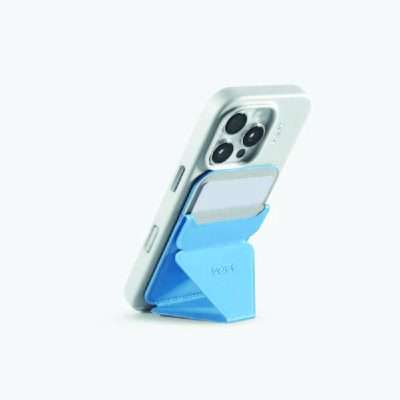 Moft Snap on iPhone Stand & Wallet - Faded Jeans