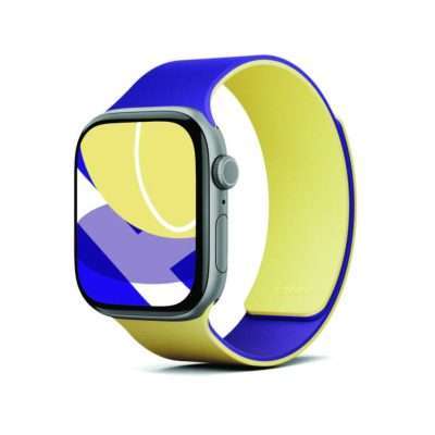 Moft Snap Apple Watch Band Silicon 46MM - Panna Cotta/Purple